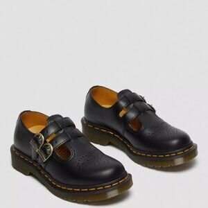 Dr. Martens 8065 Smooth Leather Mary Jane Shoes Black